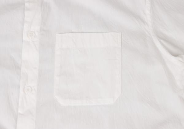 Ground Y Cotton Back Logo Print Shirt White Blue Size 3
