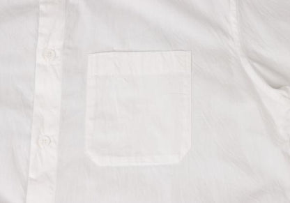 Ground Y Cotton Back Logo Print Shirt White Blue Size 3