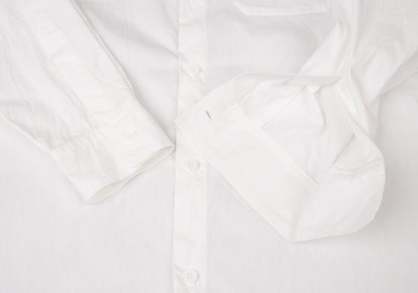 Ground Y Cotton Back Logo Print Shirt White Blue Size 3