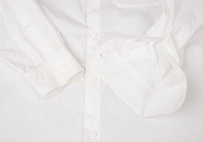 Ground Y Cotton Back Logo Print Shirt White Blue Size 3