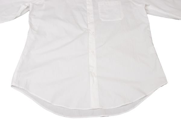 Ground Y Cotton Back Logo Print Shirt White Blue Size 3