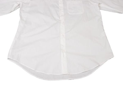 Ground Y Cotton Back Logo Print Shirt White Blue Size 3