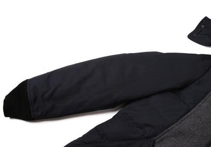 Pour LesHommes Poly Wool Down Jacket Blue Size 46