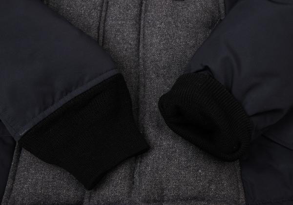 Pour LesHommes Poly Wool Down Jacket Blue Size 46