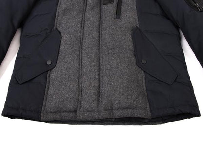 Pour LesHommes Poly Wool Down Jacket Blue Size 46