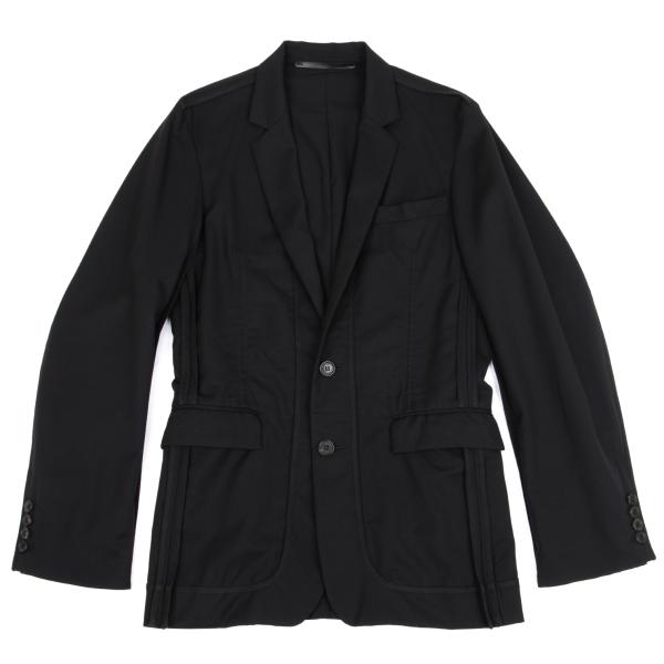 KRIS VAN ASSCHE Wool Gabardine Jacket Black Size 44