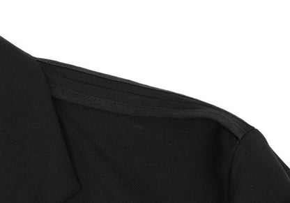 KRIS VAN ASSCHE Wool Gabardine Jacket Black Size 44