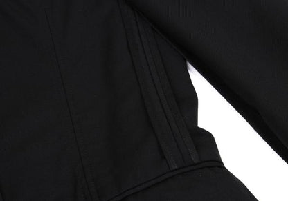KRIS VAN ASSCHE Wool Gabardine Jacket Black Size 44