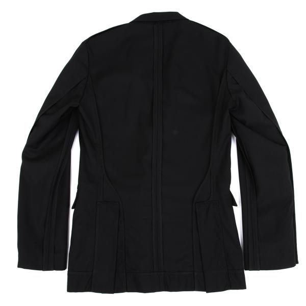 KRIS VAN ASSCHE Wool Gabardine Jacket Black Size 44