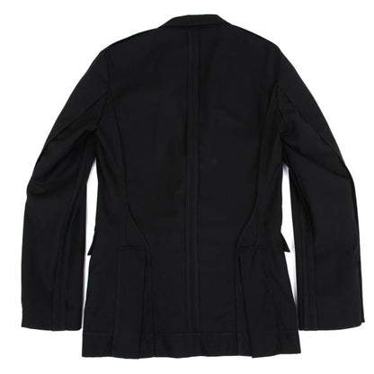 KRIS VAN ASSCHE Wool Gabardine Jacket Black Size 44