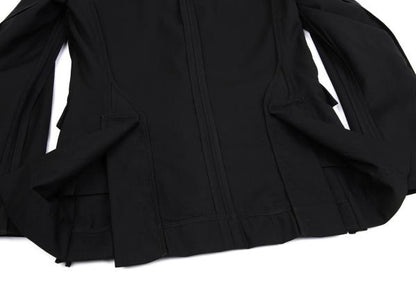 KRIS VAN ASSCHE Wool Gabardine Jacket Black Size 44