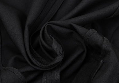 KRIS VAN ASSCHE Wool Gabardine Jacket Black Size 44