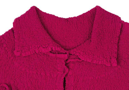 ISSEY MIYAKE me Cotton Cauliflower Shirt Pink Size F