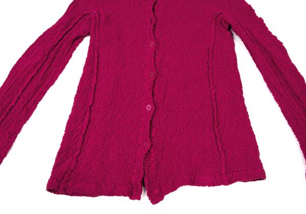 ISSEY MIYAKE me Cotton Cauliflower Shirt Pink Size F