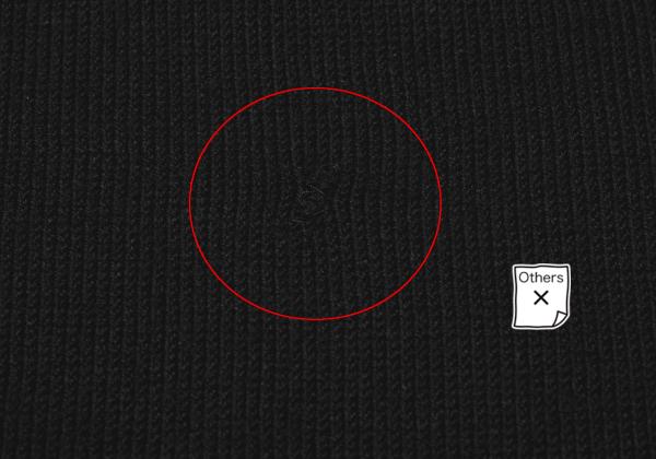 Y's for men Wool Mesh Mock Neck Knit Sweater Black Size M