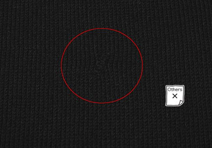 Y's for men Wool Mesh Mock Neck Knit Sweater Black Size M