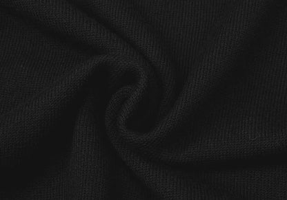 Y's for men Wool Mesh Mock Neck Knit Sweater Black Size M