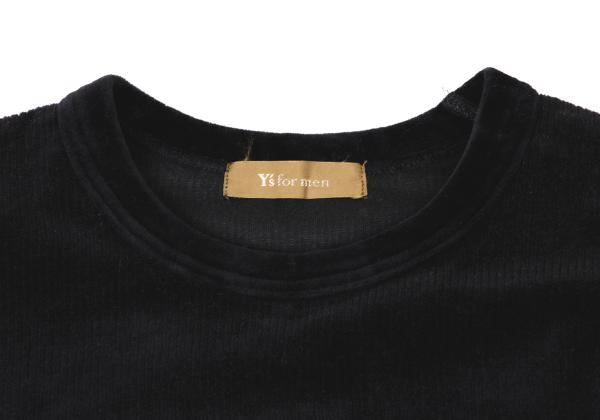 Y's for men Corduroy Long Sleeve Shirt Black Size M