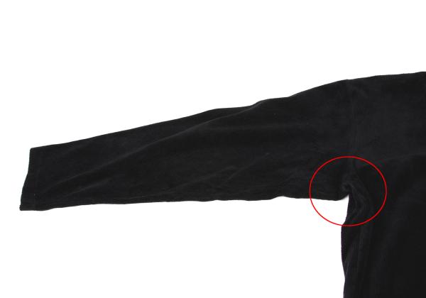 Y's for men Corduroy Long Sleeve Shirt Black Size M