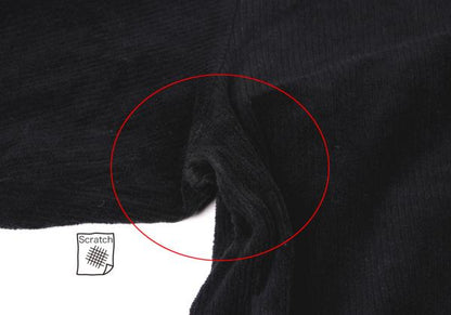 Y's for men Corduroy Long Sleeve Shirt Black Size M