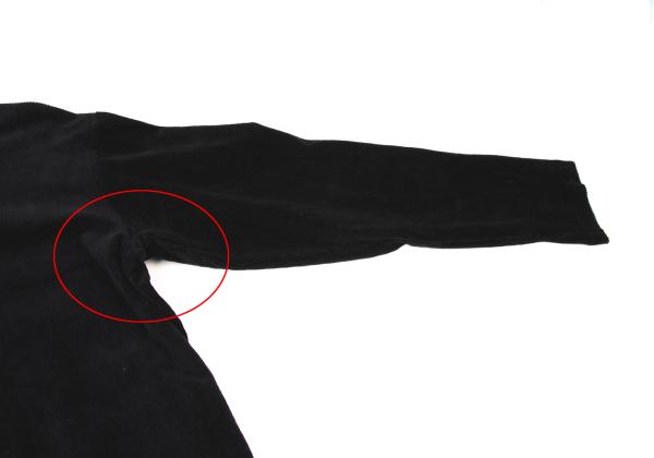 Y's for men Corduroy Long Sleeve Shirt Black Size M