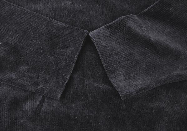 Y's for men Corduroy Long Sleeve Shirt Black Size M