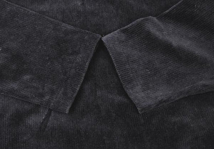 Y's for men Corduroy Long Sleeve Shirt Black Size M
