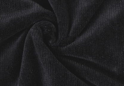 Y's for men Corduroy Long Sleeve Shirt Black Size M
