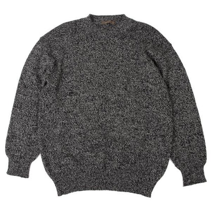 Y's for men Wool Melange Knit Black White Size M