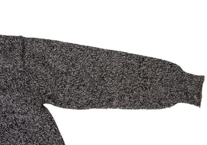Y's for men Wool Melange Knit Black White Size M