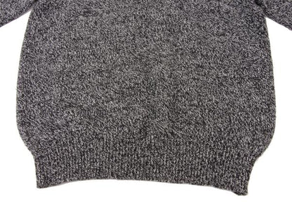 Y's for men Wool Melange Knit Black White Size M