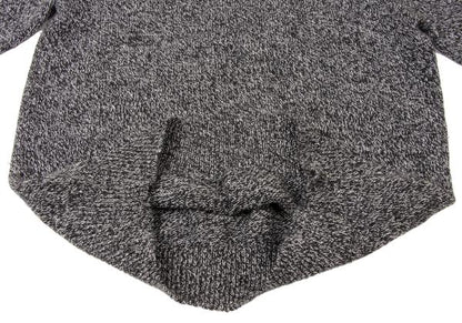 Y's for men Wool Melange Knit Black White Size M