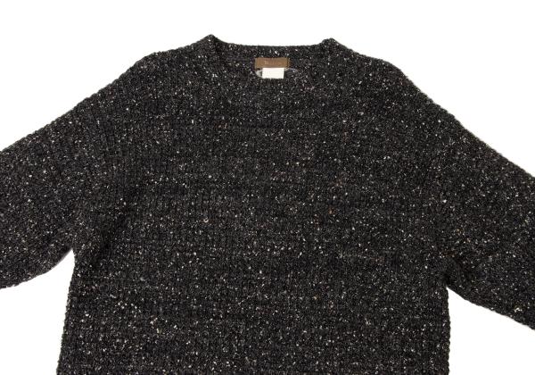 Y's for men Marble Waffle Wool Knit Sweater Size M
