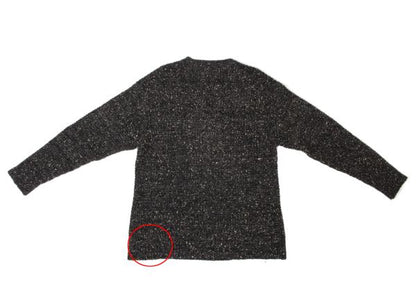 Y's for men Marble Waffle Wool Knit Sweater Size M