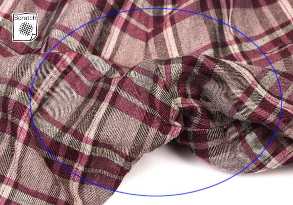 Y's for men Rayon Check Drawstring Wide Pants Purple Size M