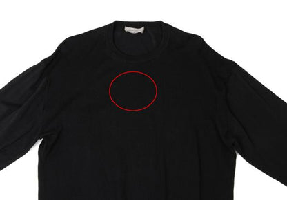Yohji Yamamoto POUR HOMME Sleeve Panel Knit Black Size M