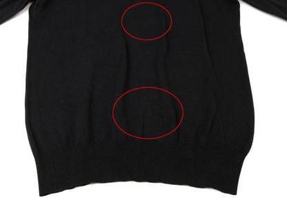 Yohji Yamamoto POUR HOMME Sleeve Panel Knit Black Size M