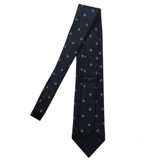 COMME des GARCONS HOMME Keichi Tanaka Argyle Silk Tie Blue