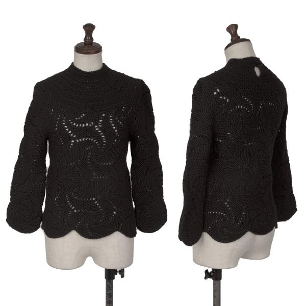 robe de chambre COMME des GARCONS Wool Sweater Black Size S