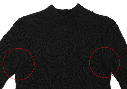 robe de chambre COMME des GARCONS Wool Sweater Black Size S