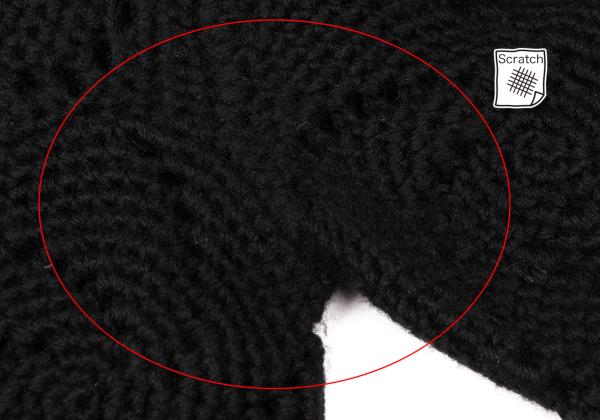 robe de chambre COMME des GARCONS Wool Sweater Black Size S