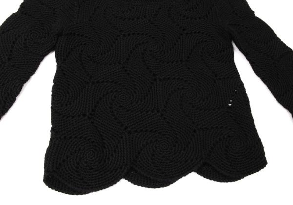robe de chambre COMME des GARCONS Wool Sweater Black Size S