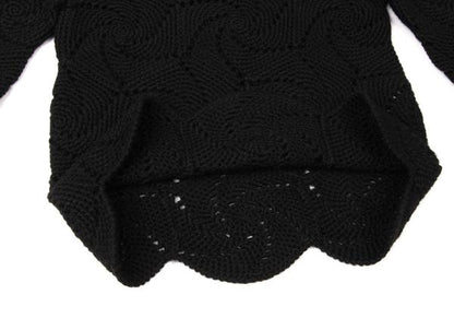 robe de chambre COMME des GARCONS Wool Sweater Black Size S