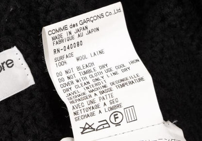 robe de chambre COMME des GARCONS Wool Sweater Black Size S
