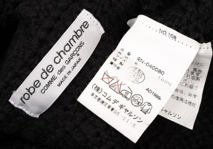 robe de chambre COMME des GARCONS Wool Sweater Black Size S