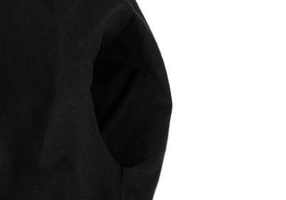 Y's Black White Stitch Cotton Midi Dress Size 2