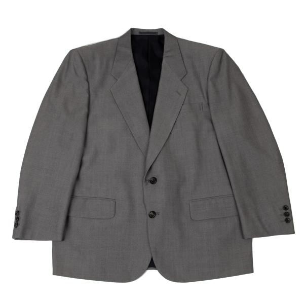 COMME des GARCONS HOMME Wool 2B Notched Jacket Gray Size S