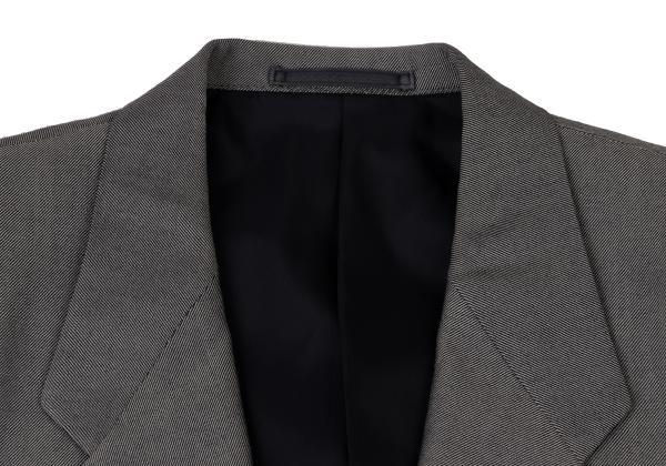 COMME des GARCONS HOMME Wool 2B Notched Jacket Gray Size S