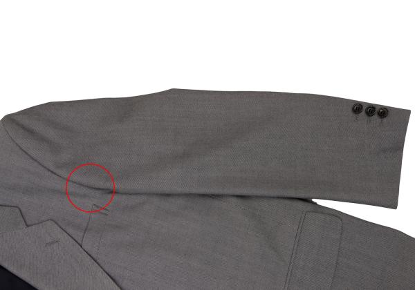COMME des GARCONS HOMME Wool 2B Notched Jacket Gray Size S
