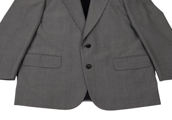 COMME des GARCONS HOMME Wool 2B Notched Jacket Gray Size S